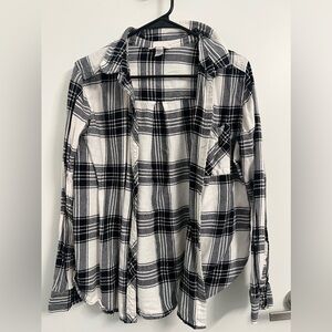 Black and white Arizona Jean Company flannel